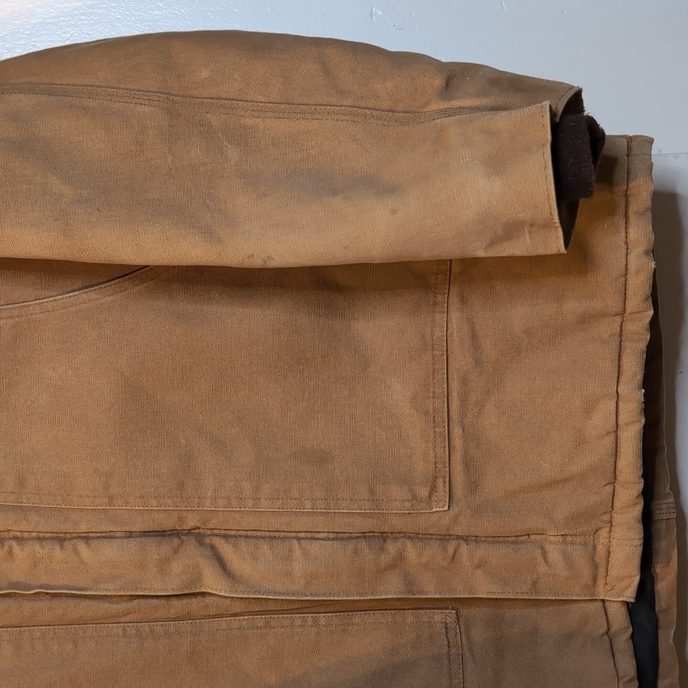 Vint. '89 Carhartt 100 Year Anniv. CO196 Collared Duck Coat mens XLT (44 Chest) - Picture 2 of 11